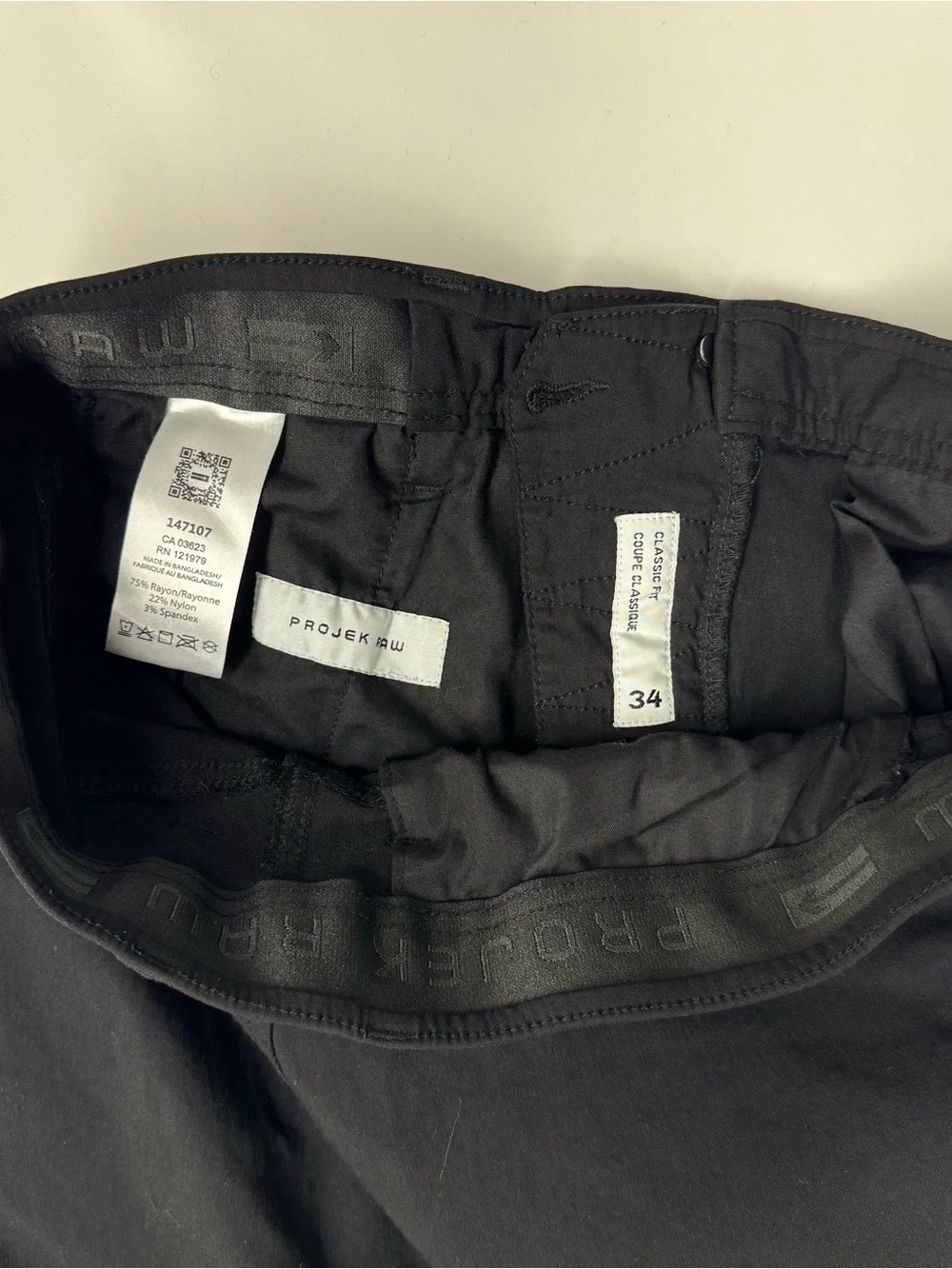 Projek Raw Classic Fit pants